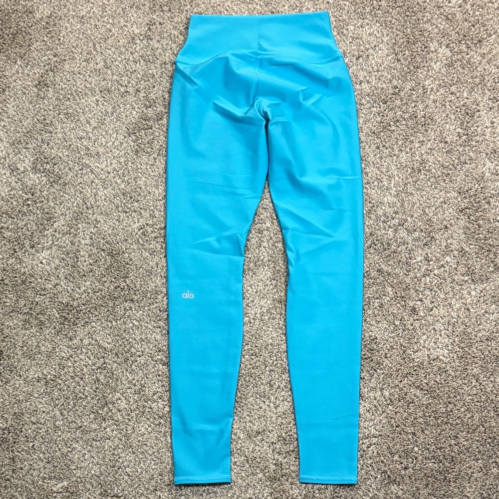 ALO Yoga Turquoise High-Waist Leggings